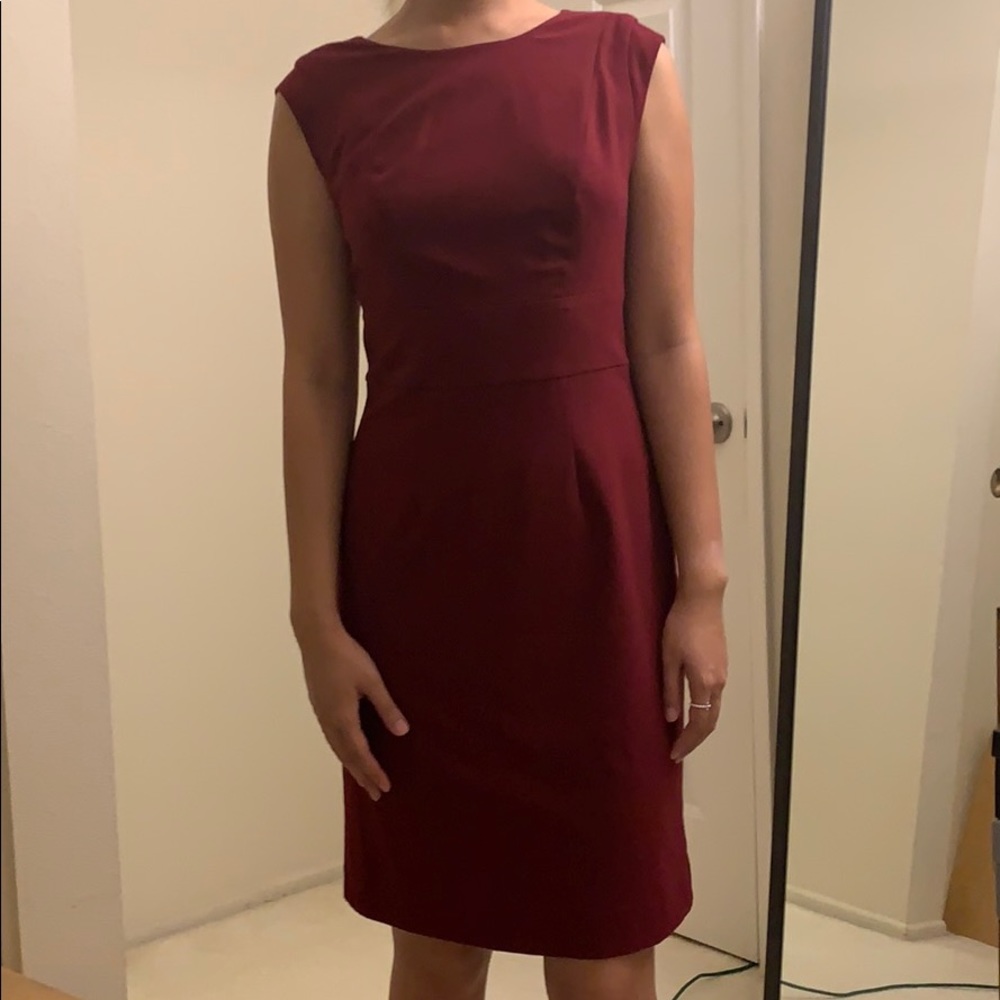 The Limited Red Pencil Dress